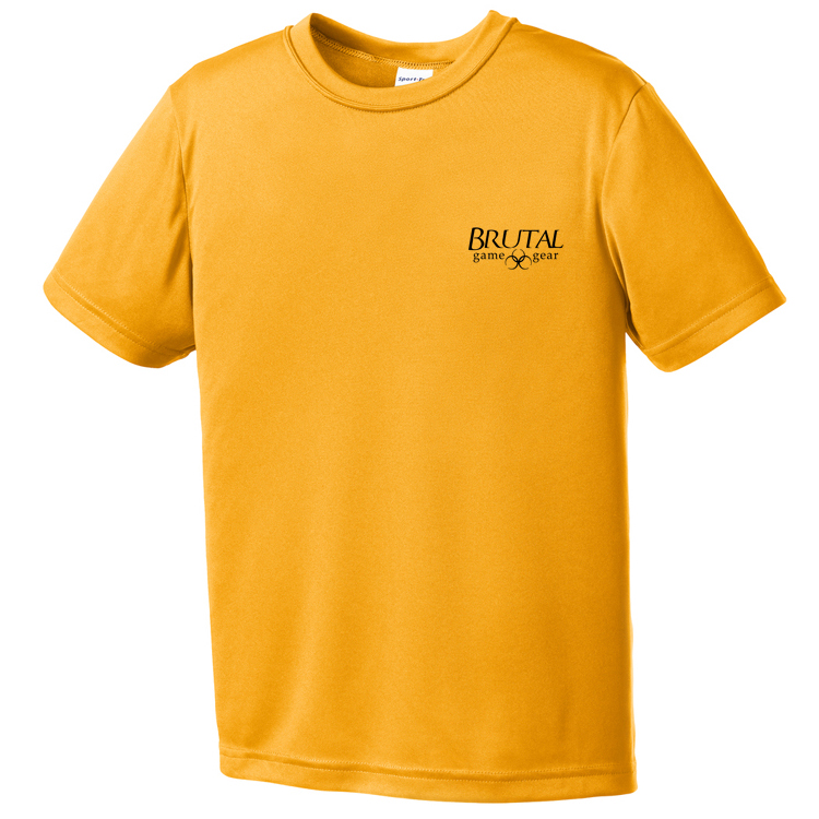 YST350 Brutal Logo Youth Posicharge Competitor Tee