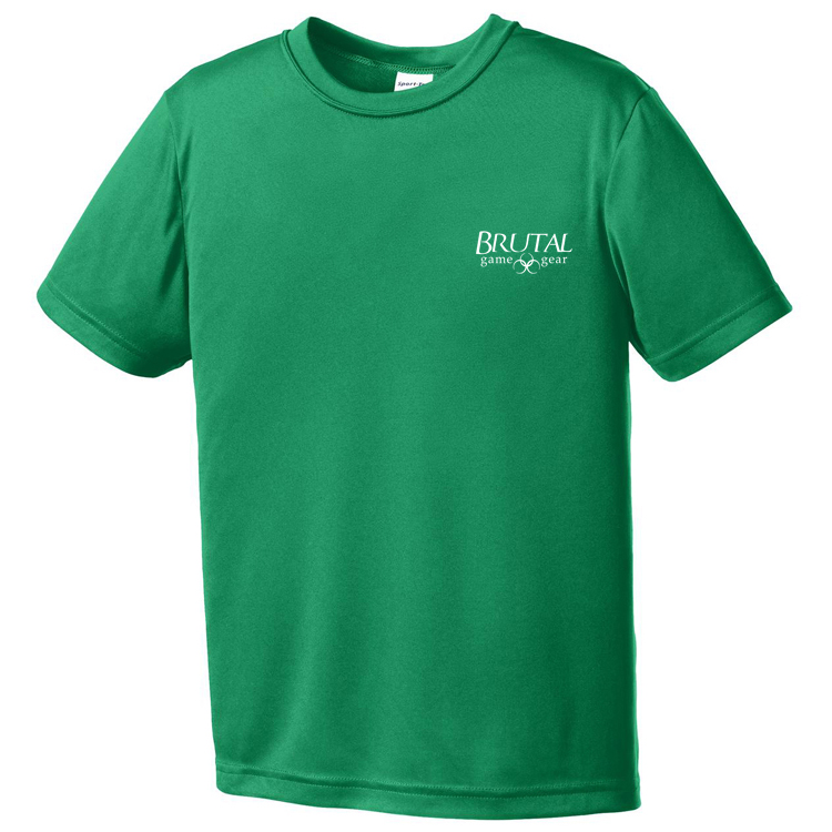 YST350 Brutal Logo Youth Posicharge Competitor Tee