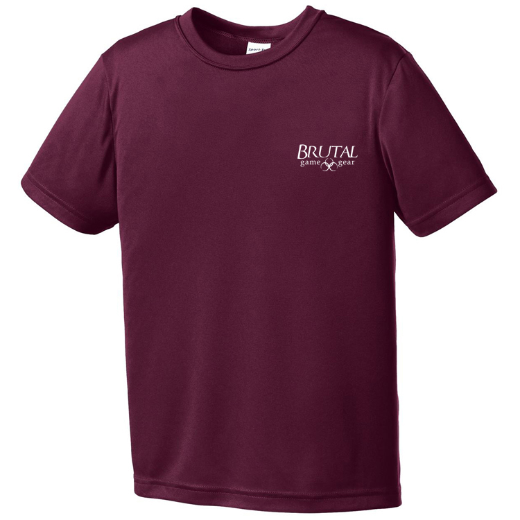 YST350 Brutal Logo Youth Posicharge Competitor Tee