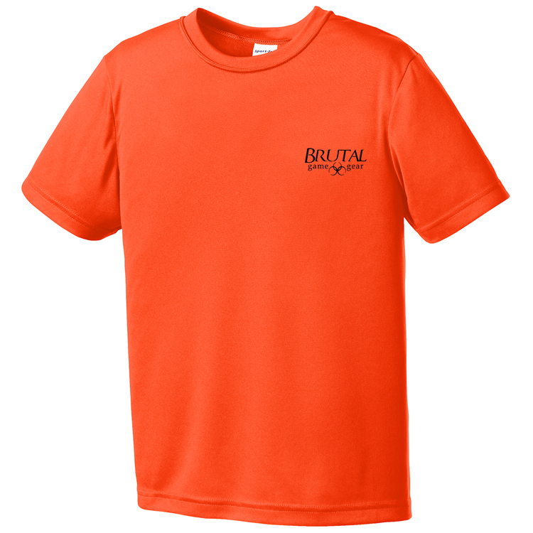 YST350 Brutal Logo Youth Posicharge Competitor Tee
