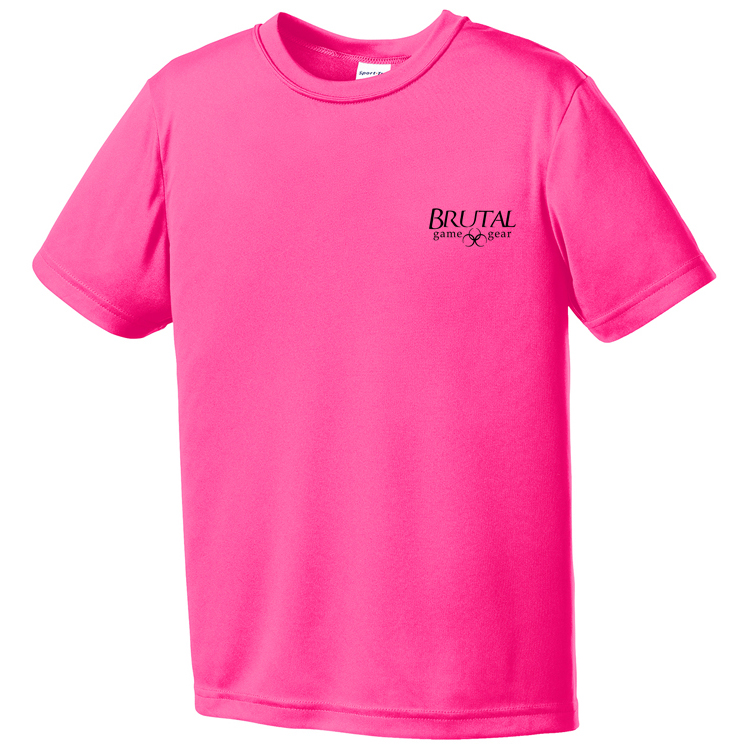 YST350 Brutal Logo Youth Posicharge Competitor Tee