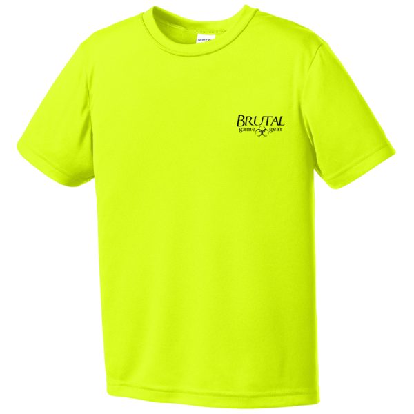 YST350 Brutal Logo Youth Posicharge Competitor Tee