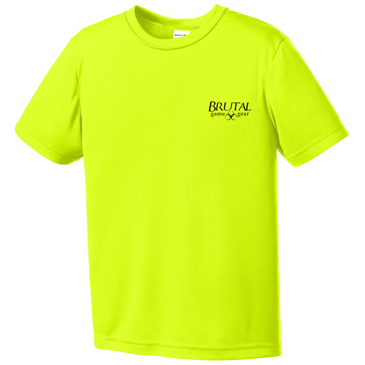 YST350 Brutal Logo Youth Posicharge Competitor Tee