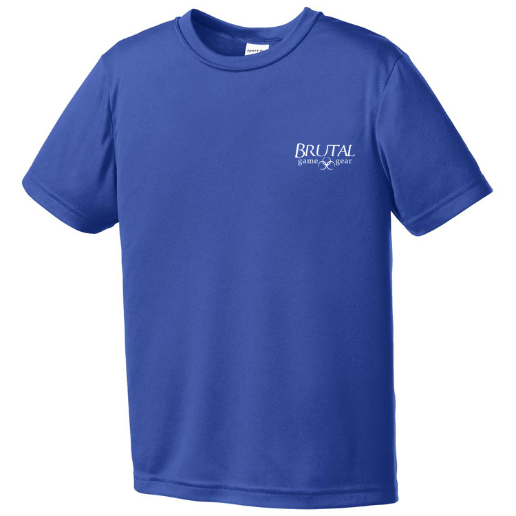 YST350 Brutal Logo Youth Posicharge Competitor Tee