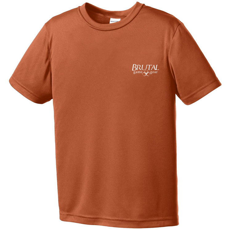 YST350 Brutal Logo Youth Posicharge Competitor Tee