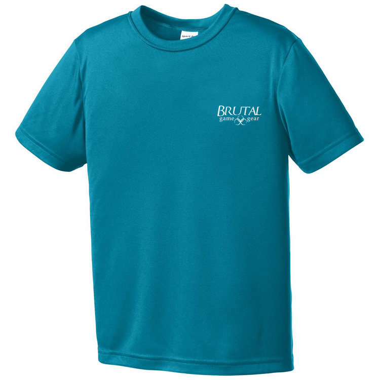 YST350 Brutal Logo Youth Posicharge Competitor Tee