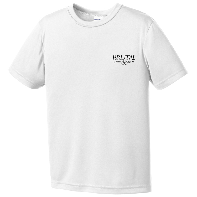 YST350 Brutal Logo Youth Posicharge Competitor Tee