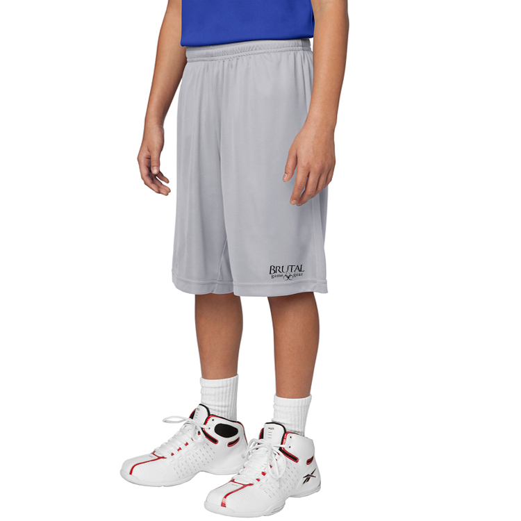 YST355 Brutal Logo Youth Competitor Short