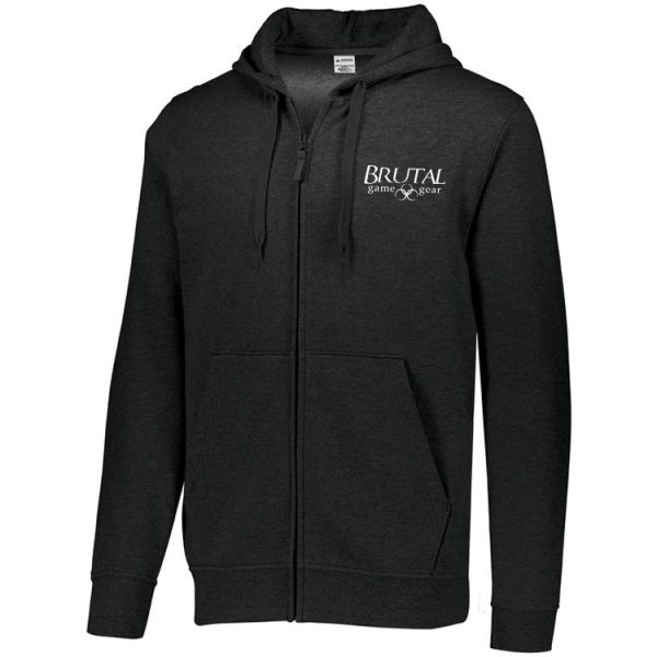 5418 Brutal Logo 60/40 Full Zip Hoodie