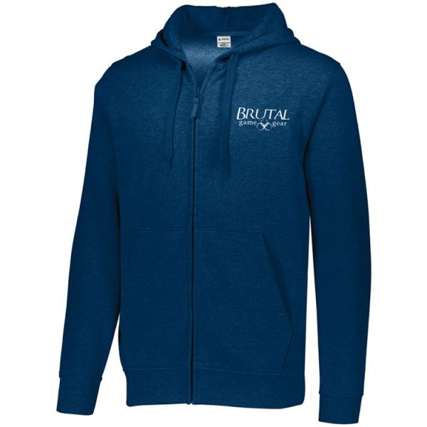 5418 Brutal Logo 60/40 Full Zip Hoodie