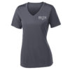 LST353 Brutal Logo Ladies PosiCharge Competitor VNeck Tee