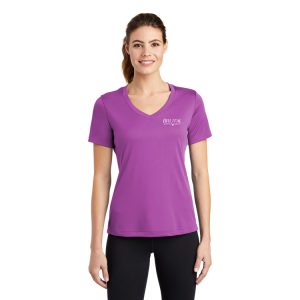 LST353 Brutal Logo Ladies PosiCharge Competitor VNeck Tee