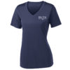 LST353 Brutal Logo Ladies PosiCharge Competitor VNeck Tee