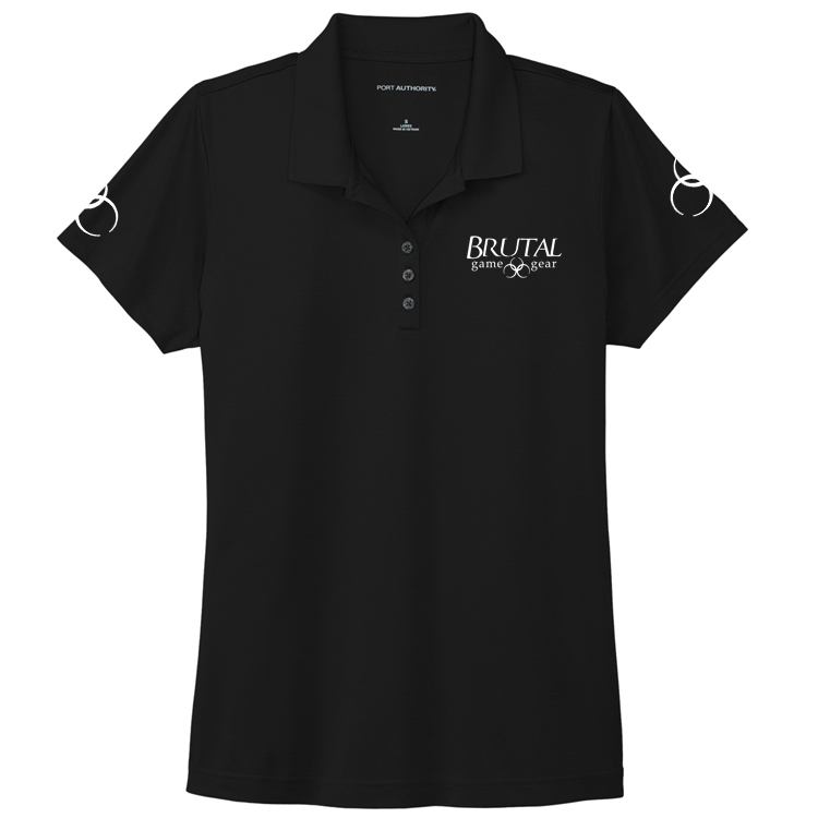 LK587 Brutal Logo Ladies Eclipse Stretch Polo