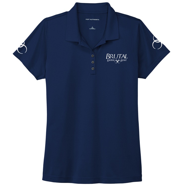 LK587 Brutal Logo Ladies Eclipse Stretch Polo