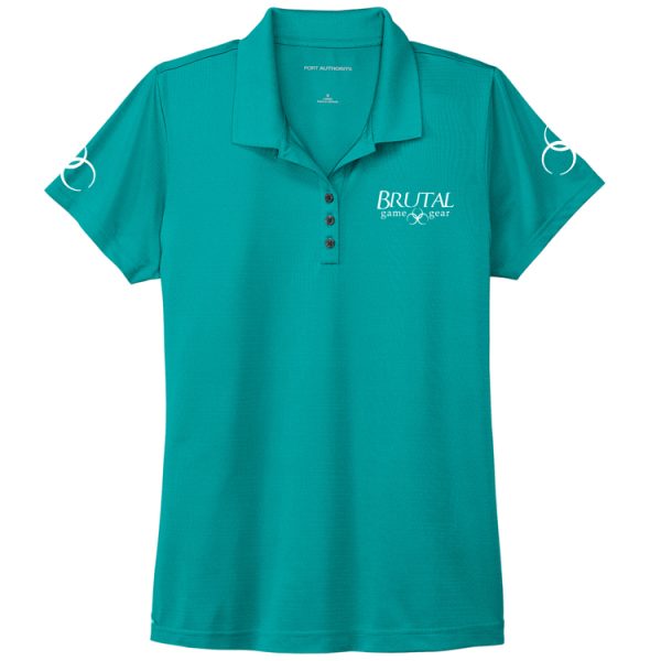 LK587 Brutal Logo Ladies Eclipse Stretch Polo
