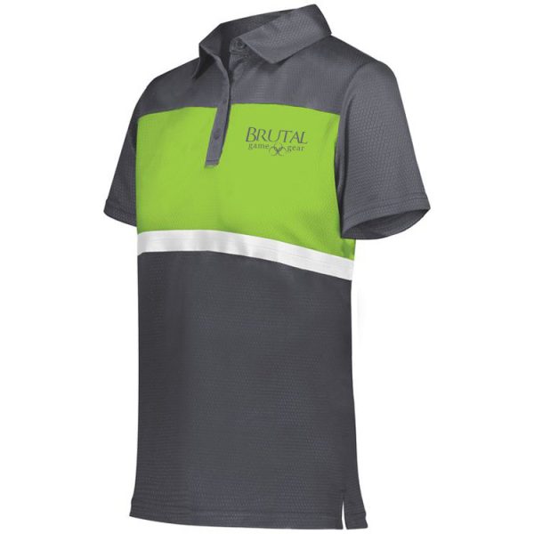 222776 Brutal Logo Ladies Prism Bold Polo
