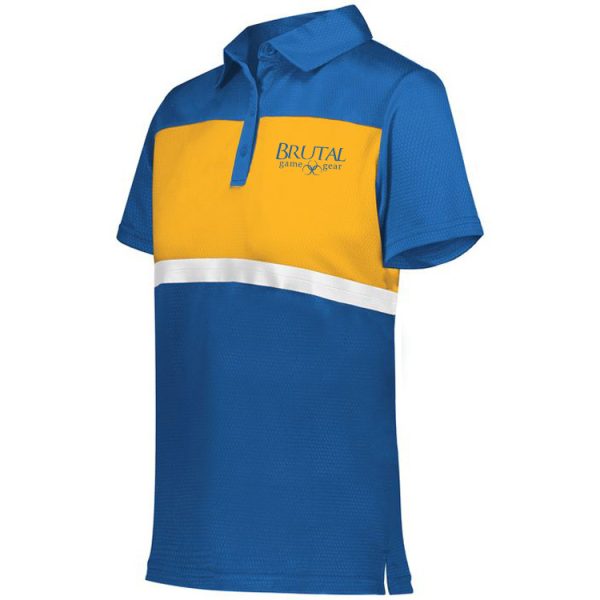 222776 Brutal Logo Ladies Prism Bold Polo