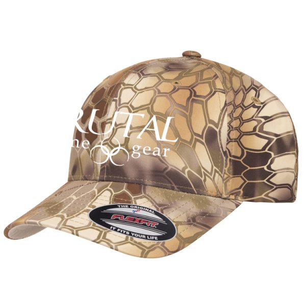 6277K Brutal Logo FlexFit Kryptek Ball Caps