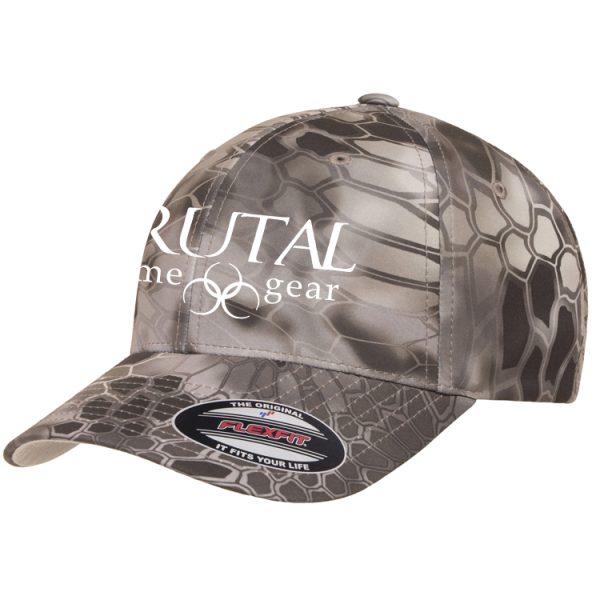 6277K Brutal Logo FlexFit Kryptek Ball Caps
