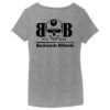 BACKW2 Brutal Logo Backwards Billiards Ultrasoft Ladies VNeck