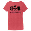 BACKW2 Brutal Logo Backwards Billiards Ultrasoft Ladies VNeck