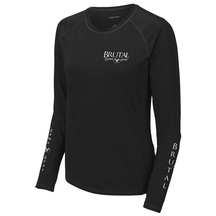 LST470LS Brutal Logo Ladies Long Sleeve Rashguard Tee