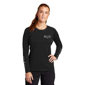 LST470LS Brutal Logo Ladies Long Sleeve Rashguard Tee
