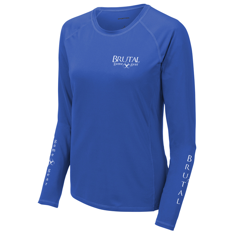 LST470LS Brutal Logo Ladies Long Sleeve Rashguard Tee