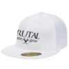 6210FF Brutal Logo Flexfit High Profile Flat Bill Cap