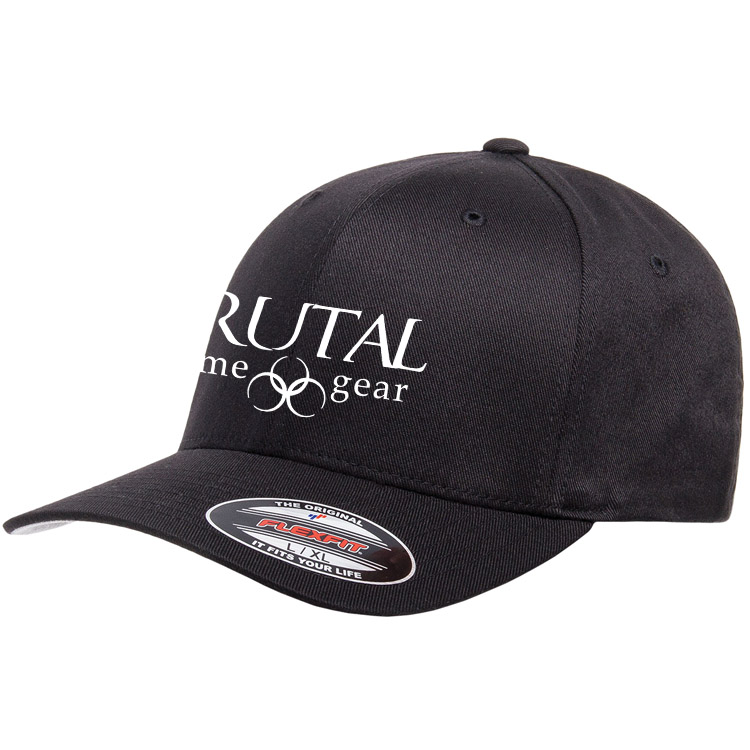 6277 Brutal Logo FlexFit Mid Profile Ball Cap
