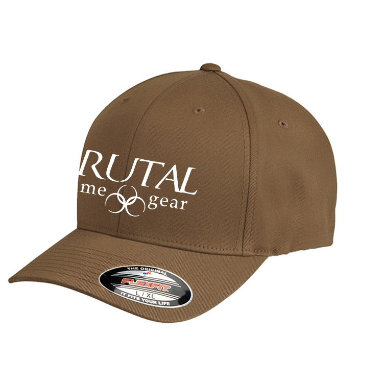 6277 Brutal Logo FlexFit Mid Profile Ball Cap