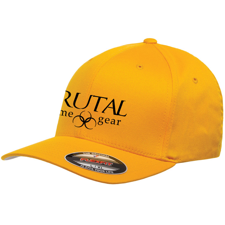 6277 Brutal Logo FlexFit Mid Profile Ball Cap