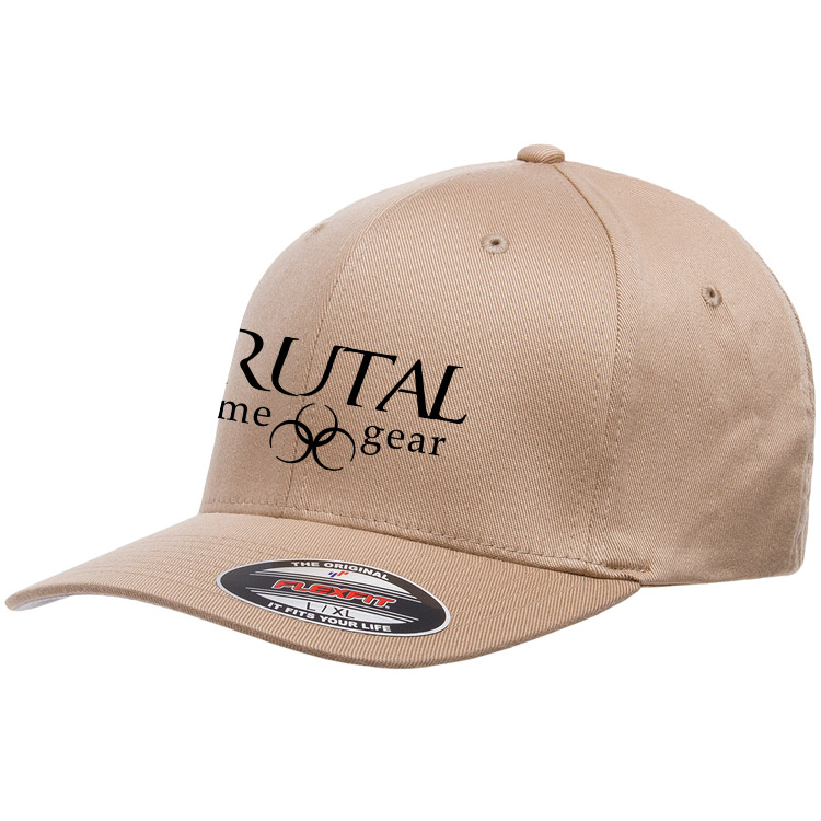 6277 Brutal Logo FlexFit Mid Profile Ball Cap