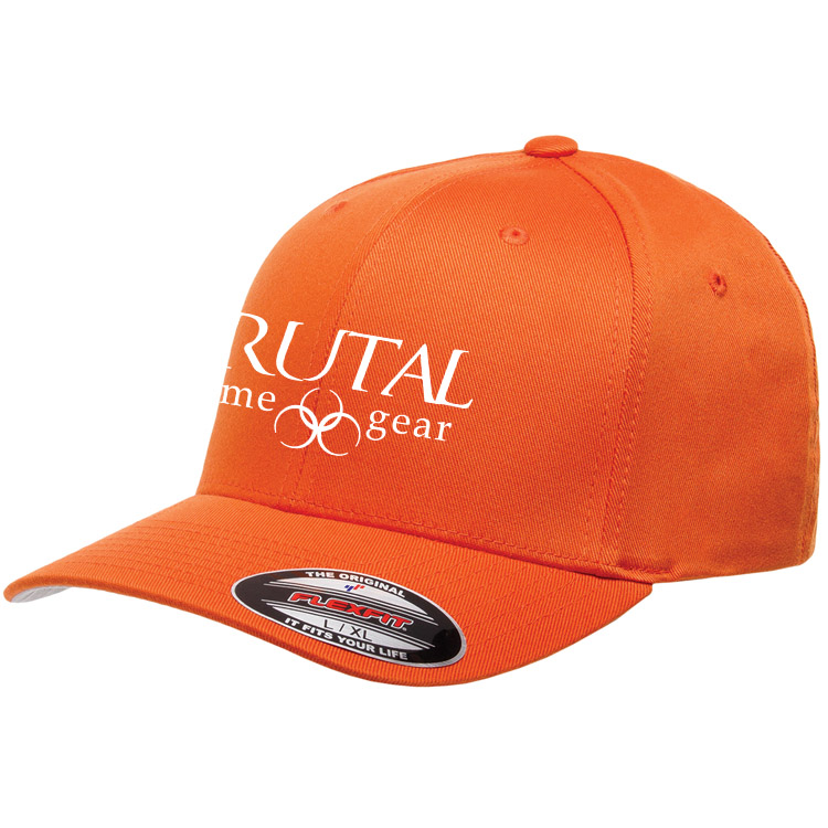 6277 Brutal Logo FlexFit Mid Profile Ball Cap