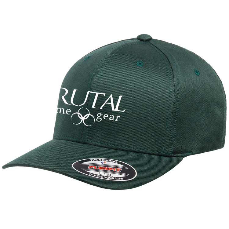 6277 Brutal Logo FlexFit Mid Profile Ball Cap