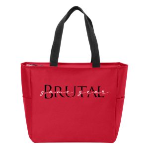 BG410 Brutal Logo Essential Zipper Tote