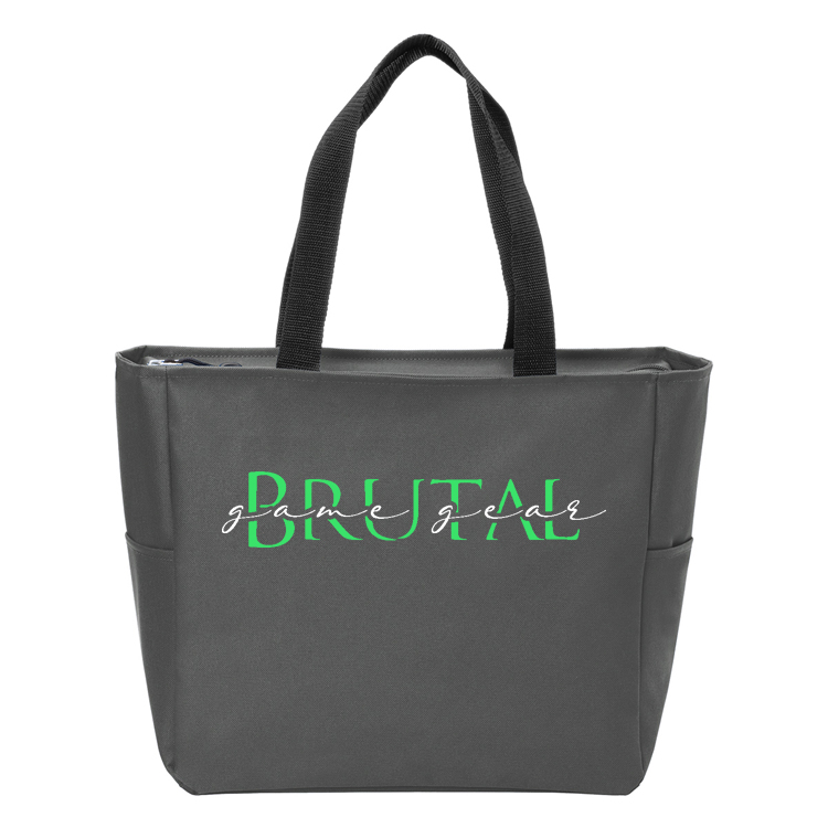 BG410 Brutal Logo Essential Zipper Tote