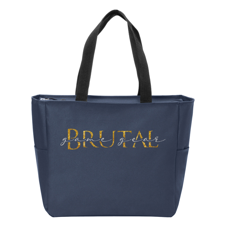 BG410 Brutal Logo Essential Zipper Tote