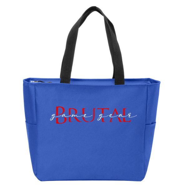 BG410 Brutal Logo Essential Zipper Tote