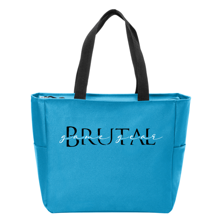 BG410 Brutal Logo Essential Zipper Tote