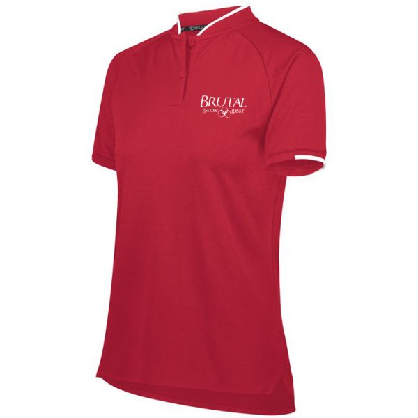 222769 Brutal Logo Recruiter Ladies Polo
