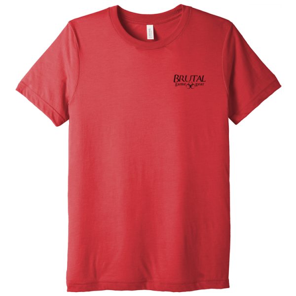 BC3413 Brutal Logo Triblend Tee