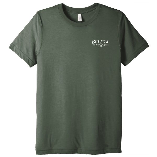 BC3413 Brutal Logo Triblend Tee