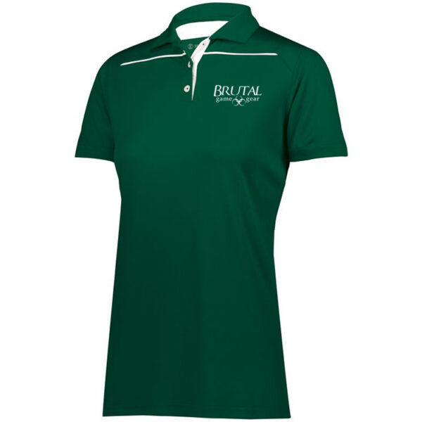 222761 Brutal Logo Ladies Defer Polo