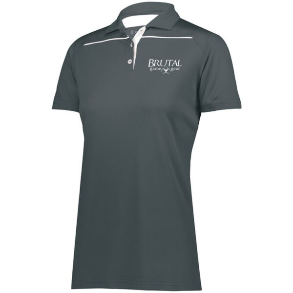 222761 Brutal Logo Ladies Defer Polo