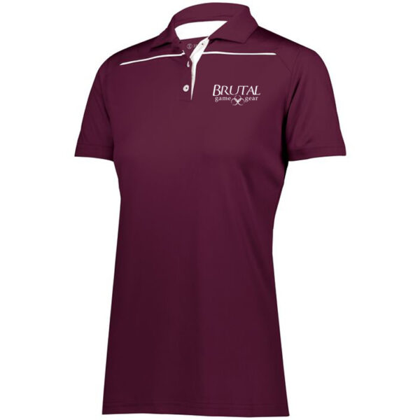 222761 Brutal Logo Ladies Defer Polo