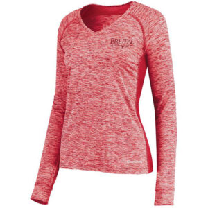 222770 Brutal Cool Core Ladies Long Sleeve VNeck Tee