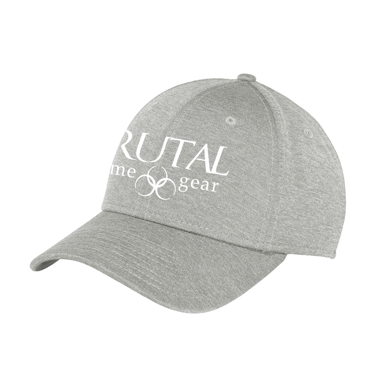 NE703 Brutal Logo 3930 FlexFit Shadow Heather Cap