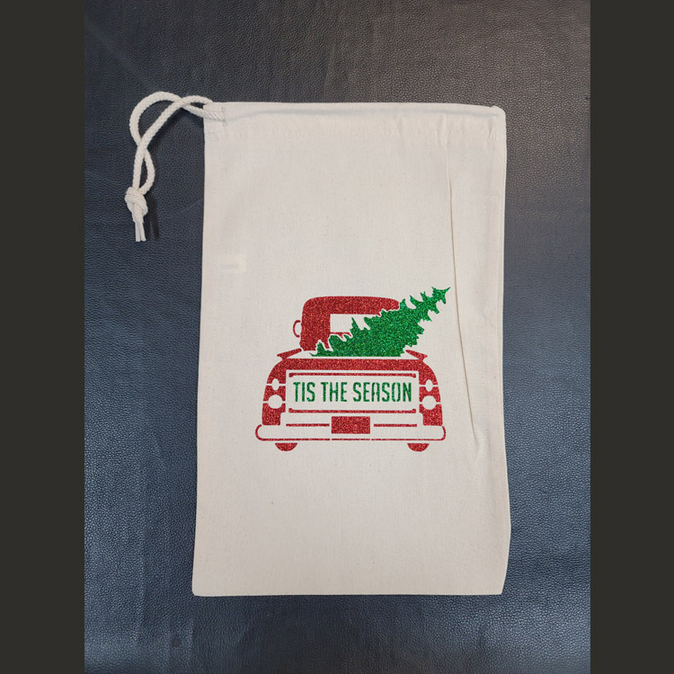 Christmas Gift Bag 1 Reusable Drawstring Gift Bags (Set of 3)